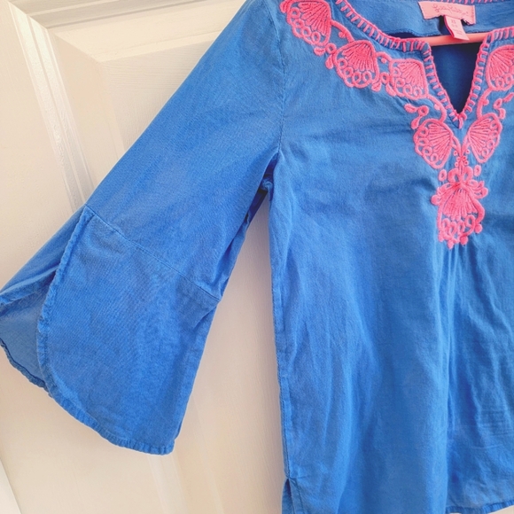 LILLY PULITZER Girls Piet Coverup - Picture 4 of 5